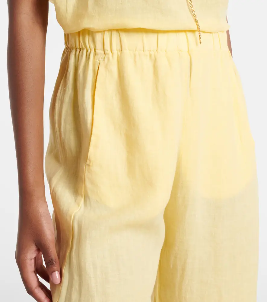 Velvet Lola linen wide-leg pants | Thumbnail 2