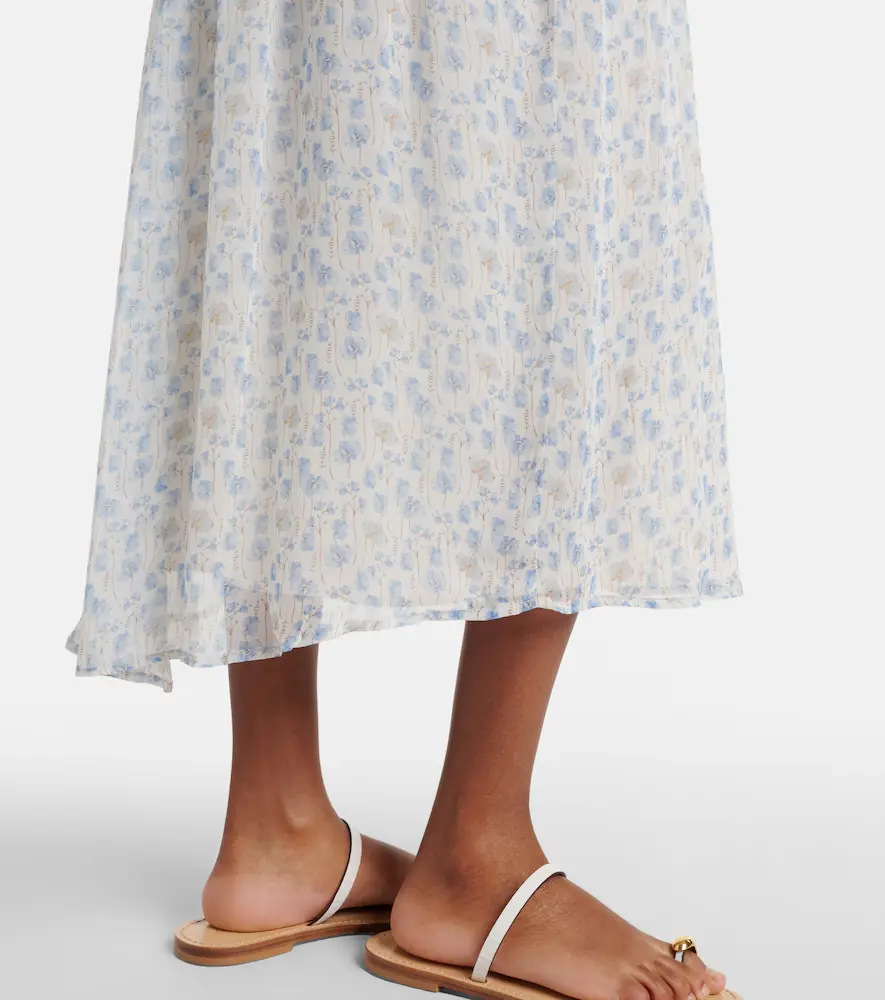 Velvet Aerin floral sheer maxi dress | Thumbnail 6