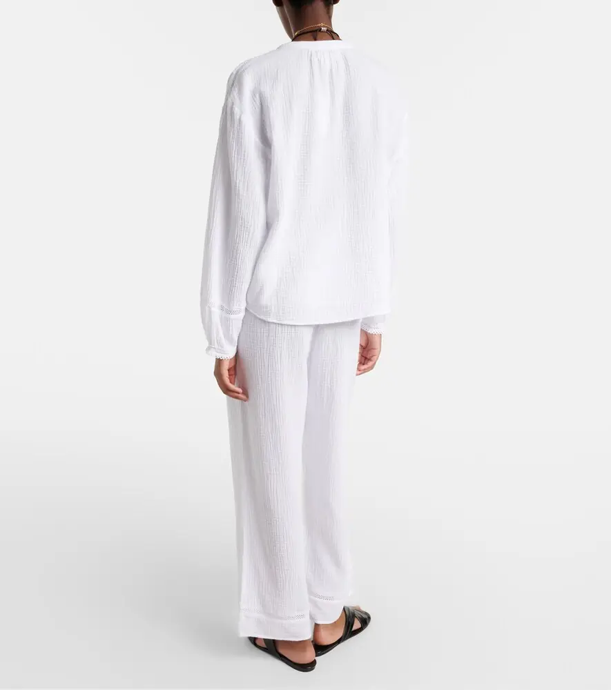 Velvet Calia cotton muslin wide-leg pants | Thumbnail 2 Velvet Calia cotton muslin wide-leg pants | Thumbnail 2