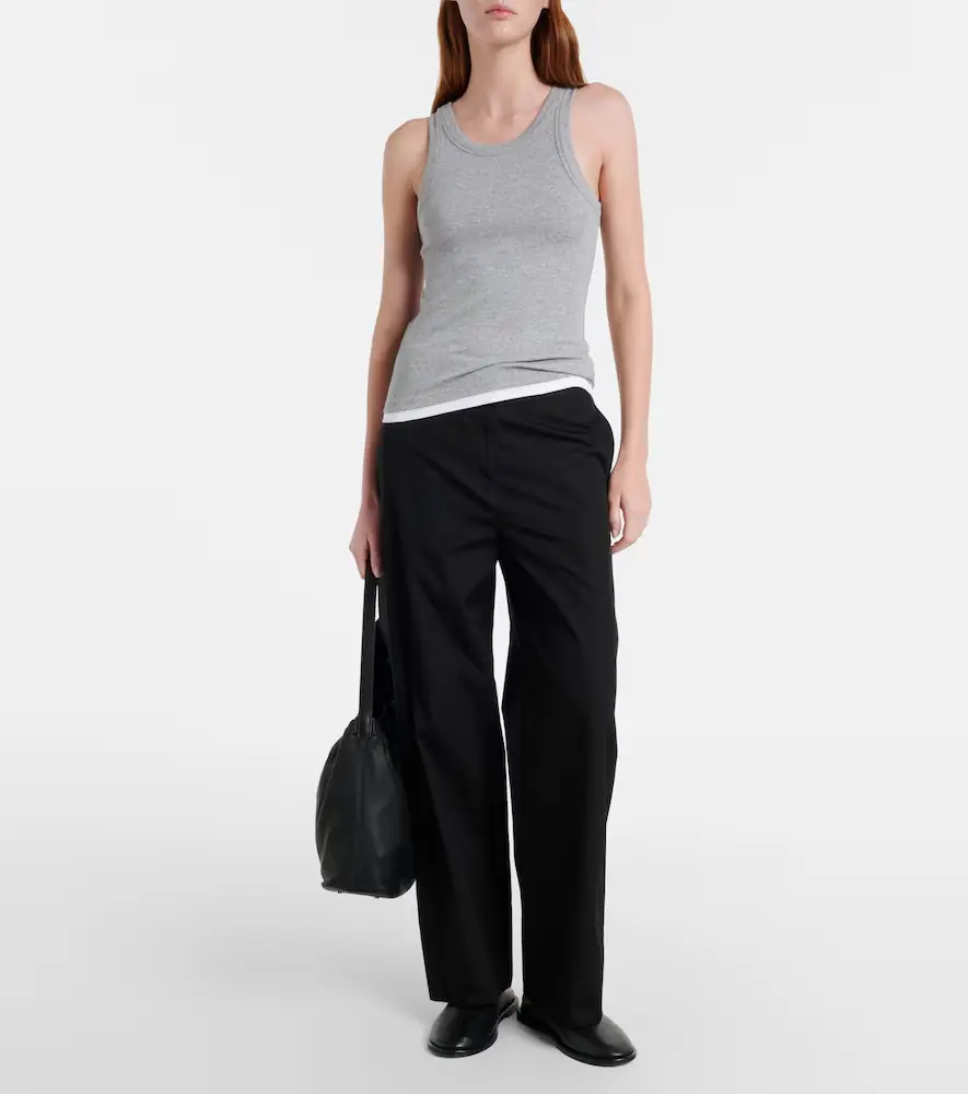 Velvet Orion ribbed-knit tank top | Thumbnail 3