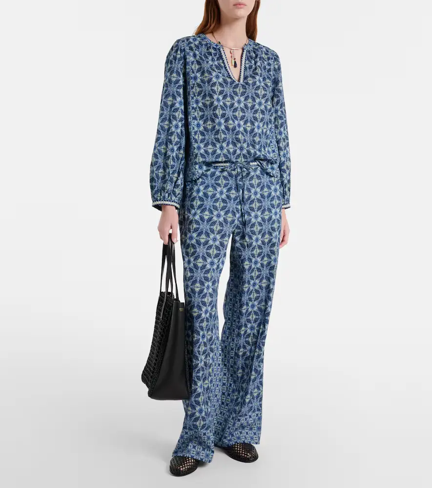 Velvet Kendra printed cotton wide-leg pants | Thumbnail 2 Velvet Kendra printed cotton wide-leg pants | Thumbnail 2