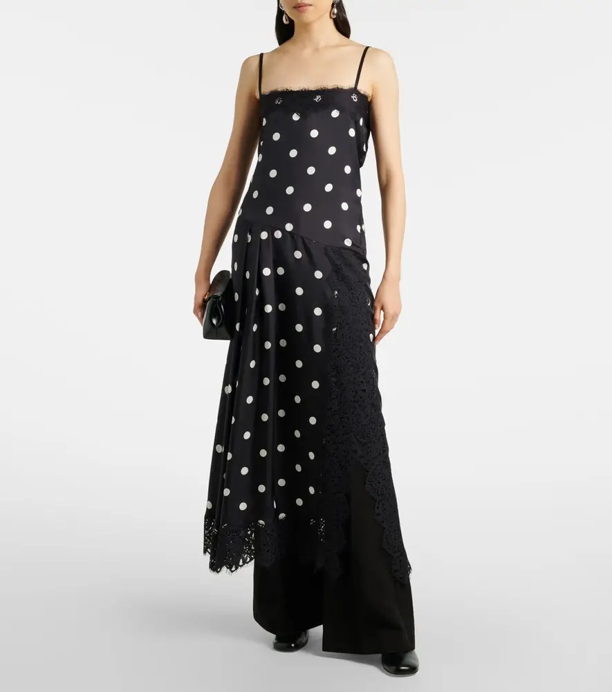 Sportmax Capo polka-dot silk slip dress | Thumbnail 5 Sportmax Capo polka-dot silk slip dress | Thumbnail 5