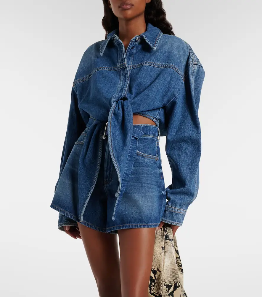 Sportmax Fiesta denim shorts | Thumbnail 5 Sportmax Fiesta denim shorts | Thumbnail 5