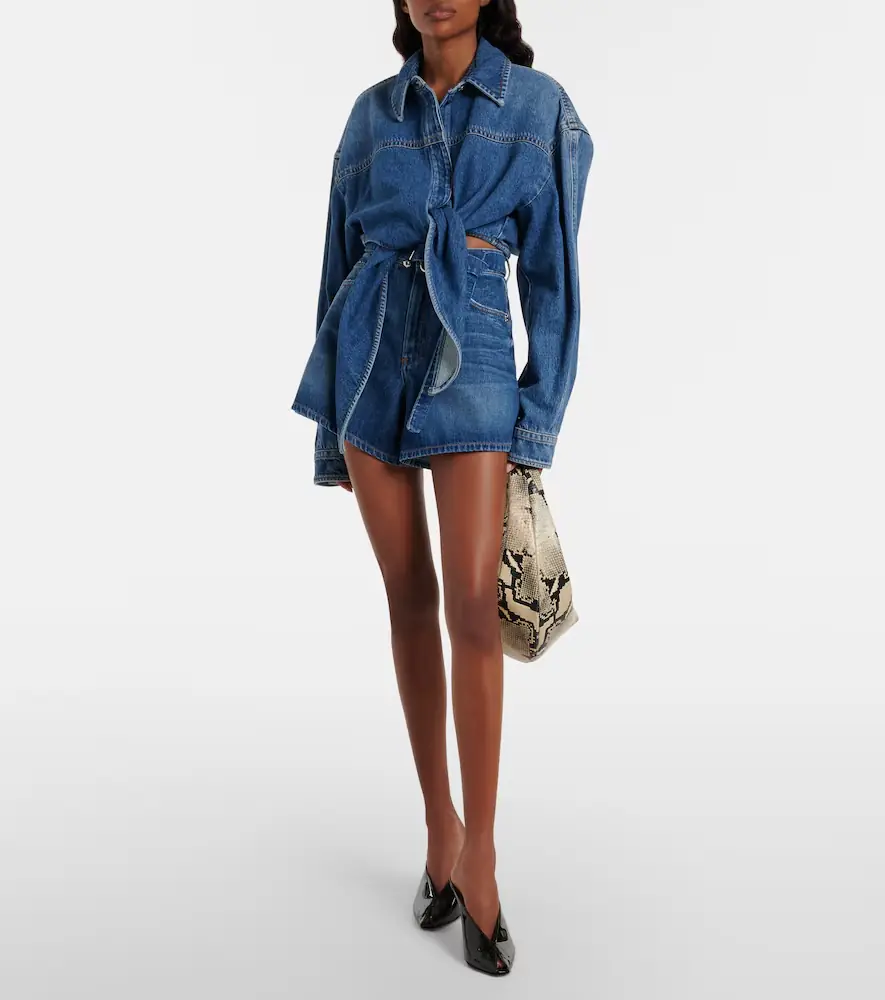 Sportmax Fiesta denim shorts | Thumbnail 6 Sportmax Fiesta denim shorts | Thumbnail 6