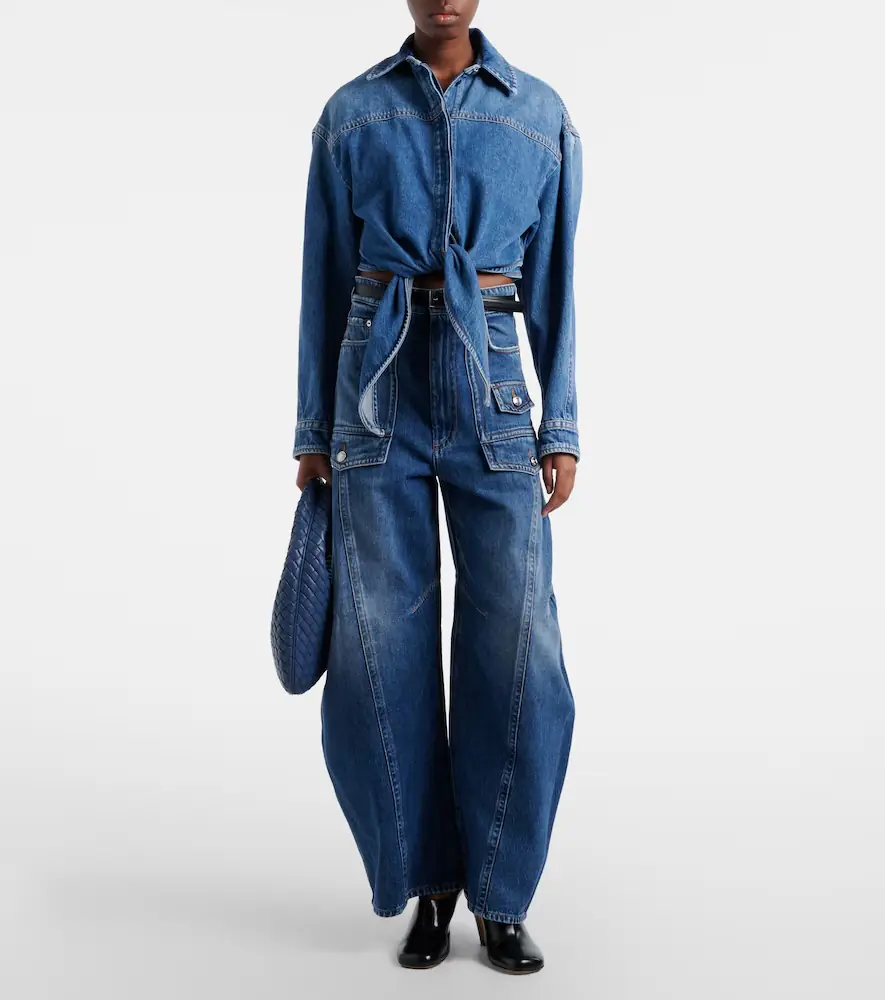 Sportmax Pevera cropped denim shirt | Thumbnail 5 Sportmax Pevera cropped denim shirt | Thumbnail 5