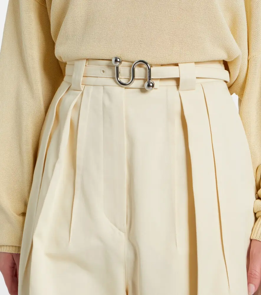 Sportmax Idoneo cotton gabardine wide-leg pants | Thumbnail 5