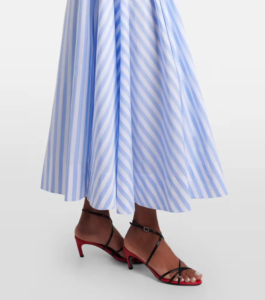 Sportmax Filmato striped cotton poplin midi dress | Thumbnail 4 Sportmax Filmato striped cotton poplin midi dress | Thumbnail 4