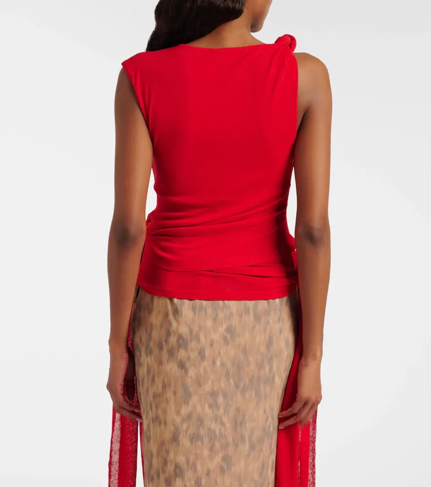 Ganni Asymmetric top | Thumbnail 6