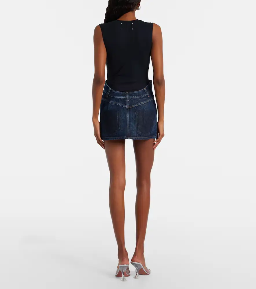 Jean Paul Gaultier Curved denim miniskirt | Thumbnail 5 Jean Paul Gaultier Curved denim miniskirt | Thumbnail 5