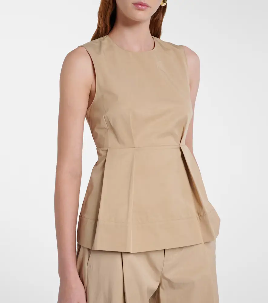 Vince Pleated peplum top | Thumbnail 5
