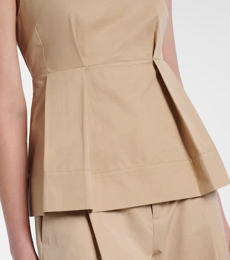 Vince Pleated peplum top | Thumbnail 6