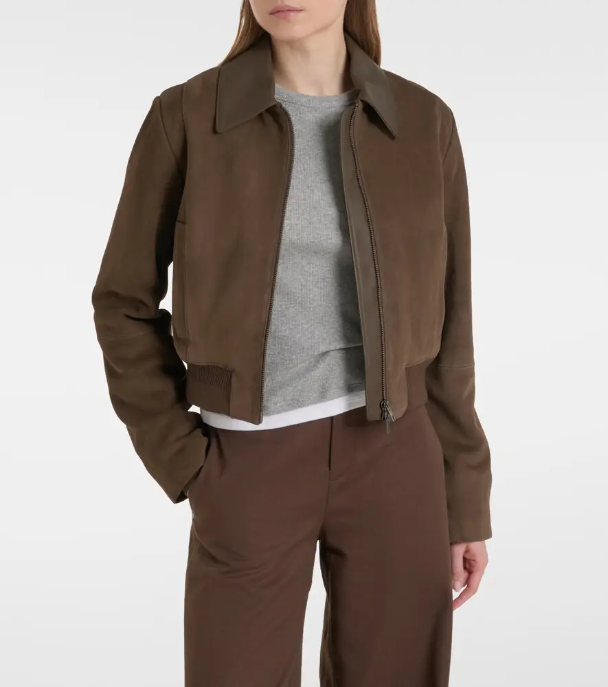 Vince Suede blouson jacket | Thumbnail 5 Vince Suede blouson jacket | Thumbnail 5