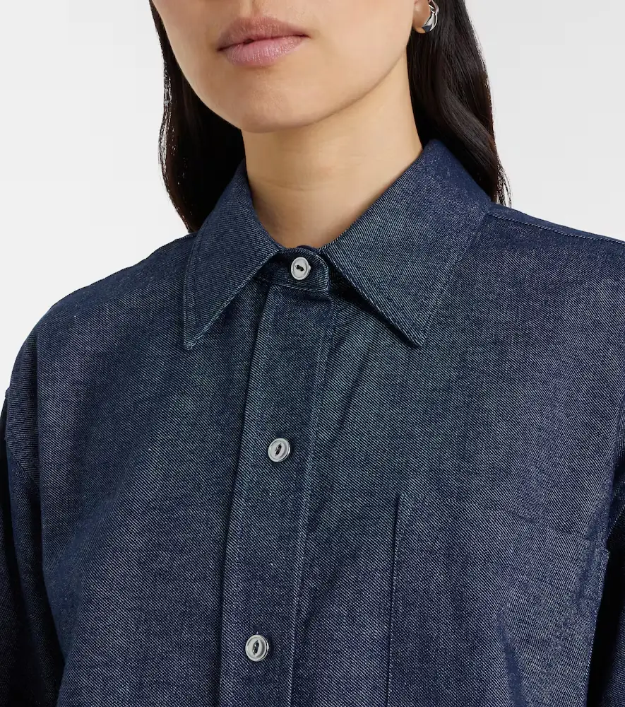 Vince Cotton and linen chambray shirt | Thumbnail 2 Vince Cotton and linen chambray shirt | Thumbnail 2