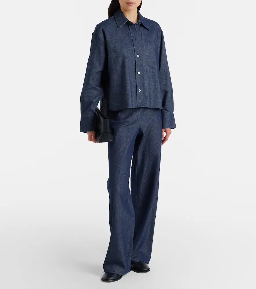 Vince Cotton and linen chambray shirt | Thumbnail 3 Vince Cotton and linen chambray shirt | Thumbnail 3