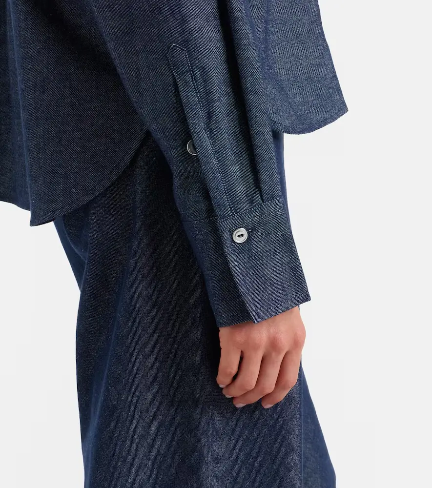 Vince Cotton and linen chambray shirt | Thumbnail 4 Vince Cotton and linen chambray shirt | Thumbnail 4