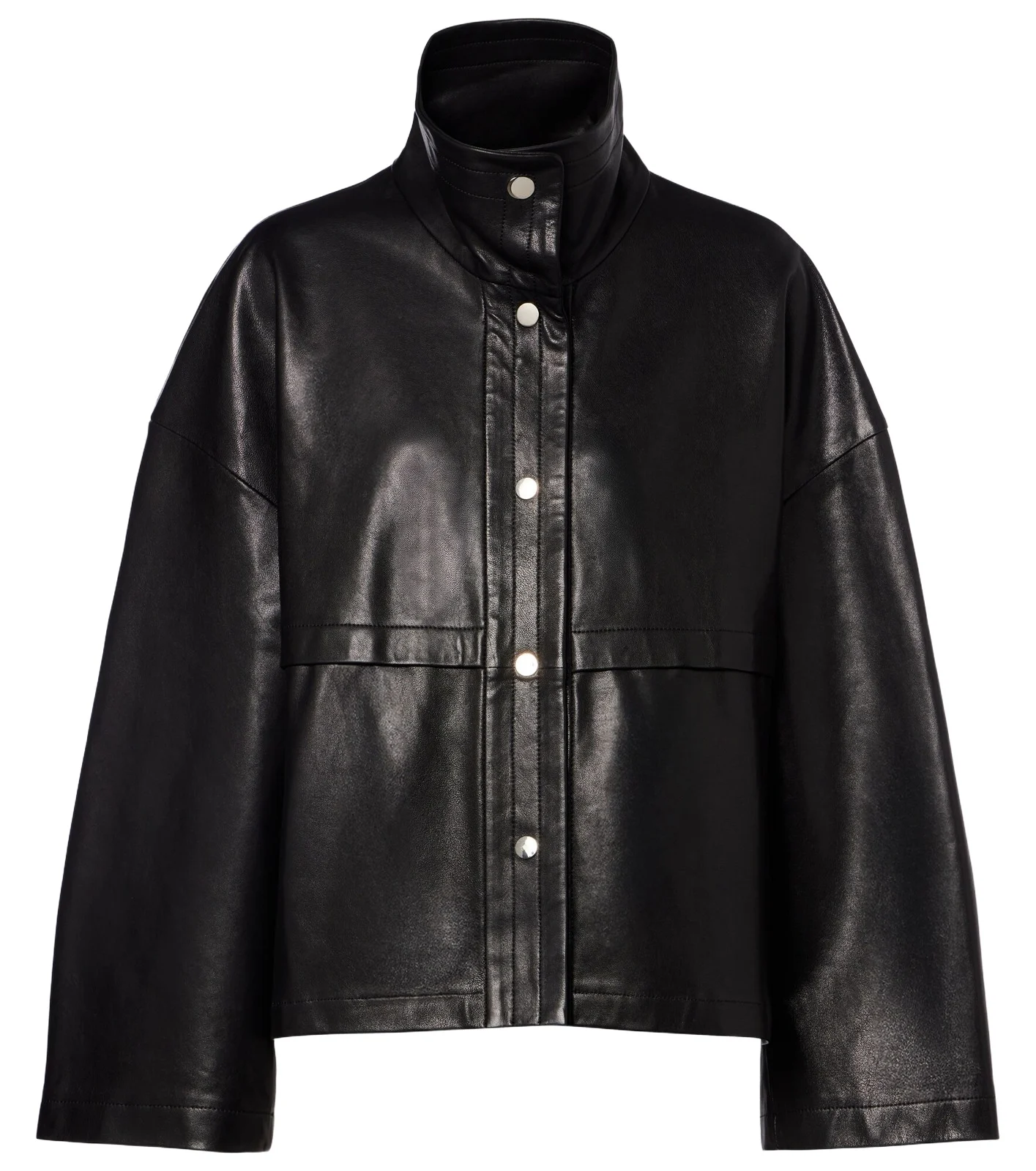Nour Hammour Park leather jacket