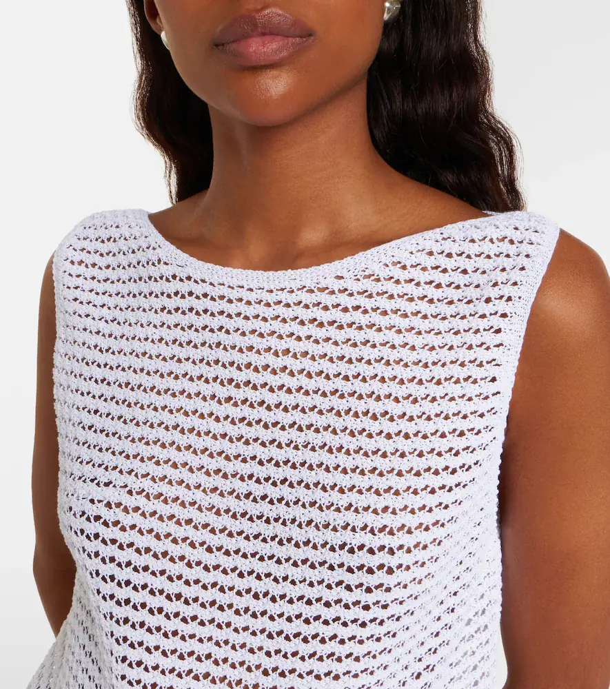 Vince Crochet cotton-blend top | Thumbnail 2