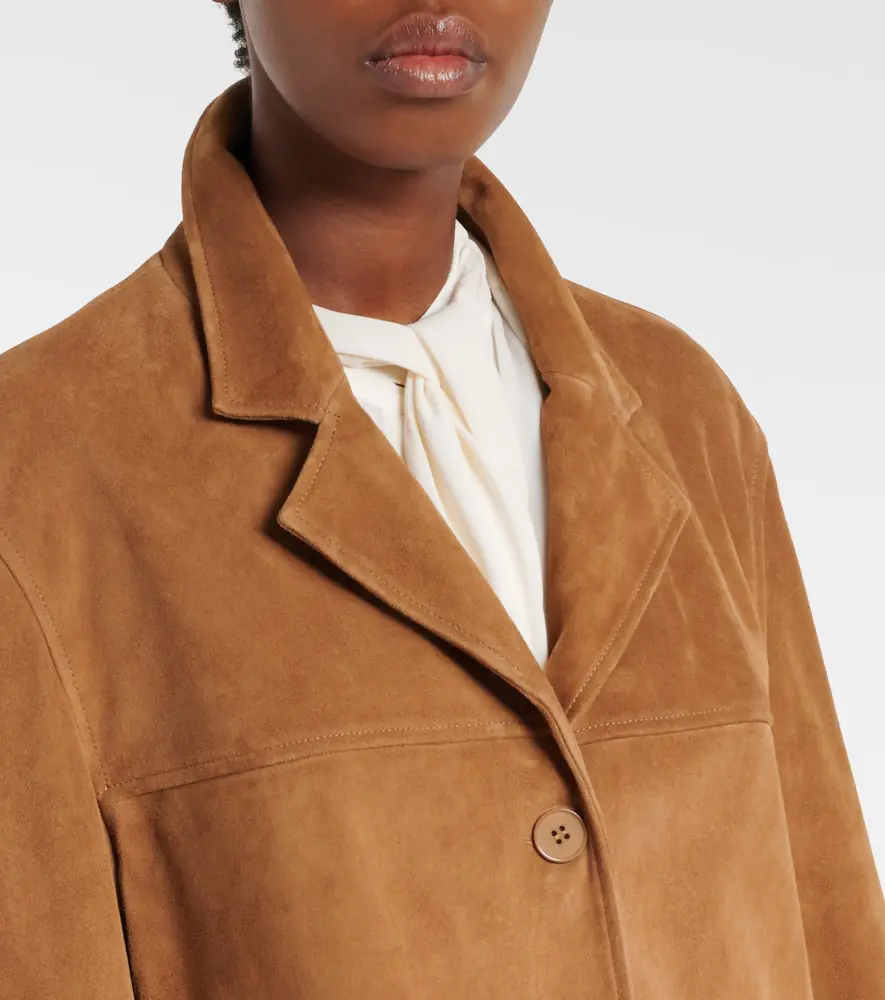 Nour Hammour Voltia suede jacket | Thumbnail 2 Nour Hammour Voltia suede jacket | Thumbnail 2