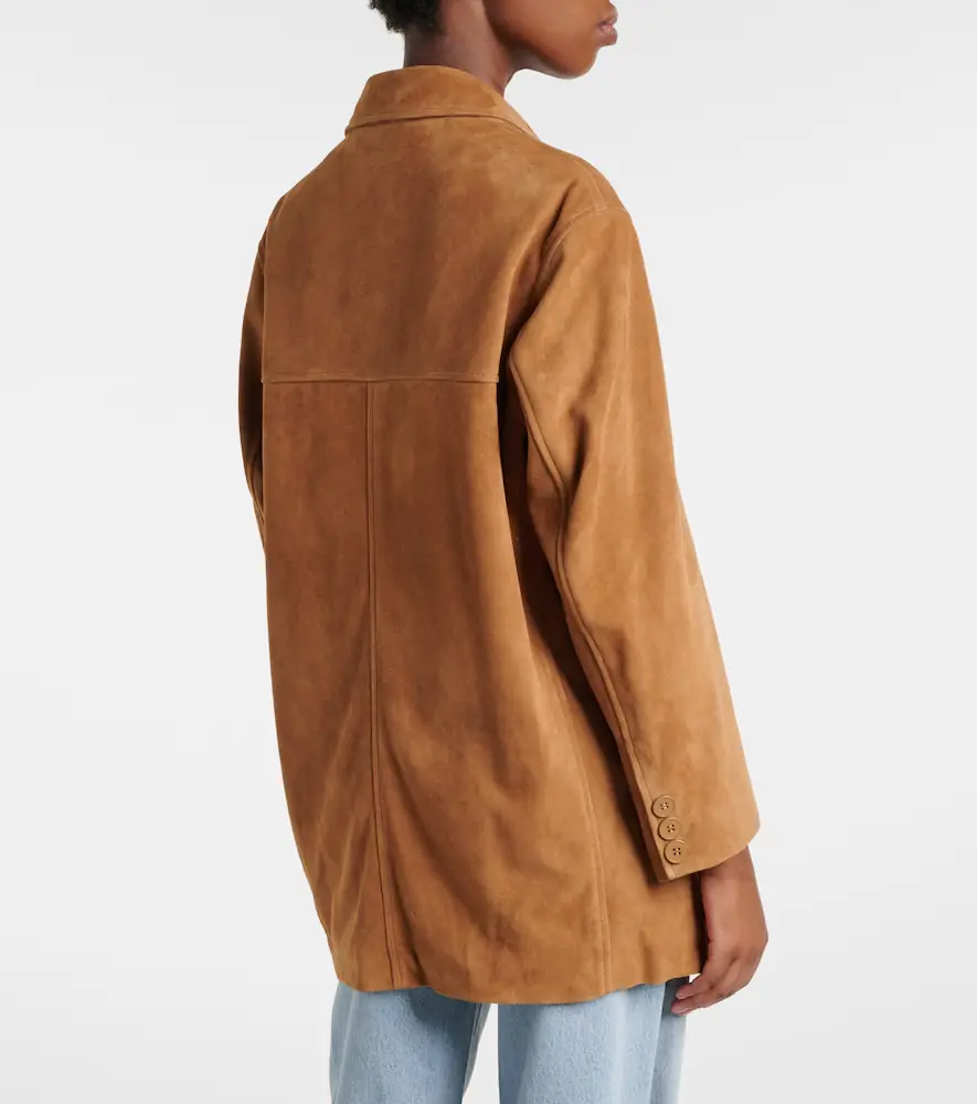 Nour Hammour Voltia suede jacket | Thumbnail 6 Nour Hammour Voltia suede jacket | Thumbnail 6