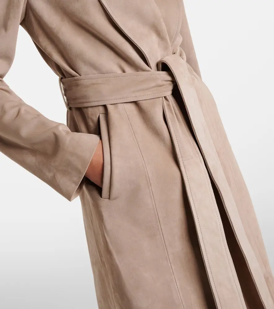 Nour Hammour Gallery suede coat | Thumbnail 6 Nour Hammour Gallery suede coat | Thumbnail 6
