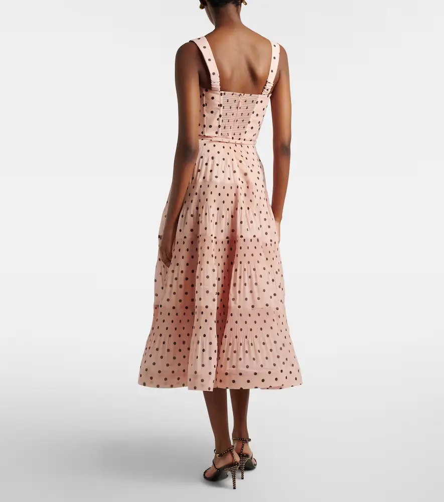 Zimmermann Polka-dot pleated bustier dress | Thumbnail 5 Zimmermann Polka-dot pleated bustier dress | Thumbnail 5