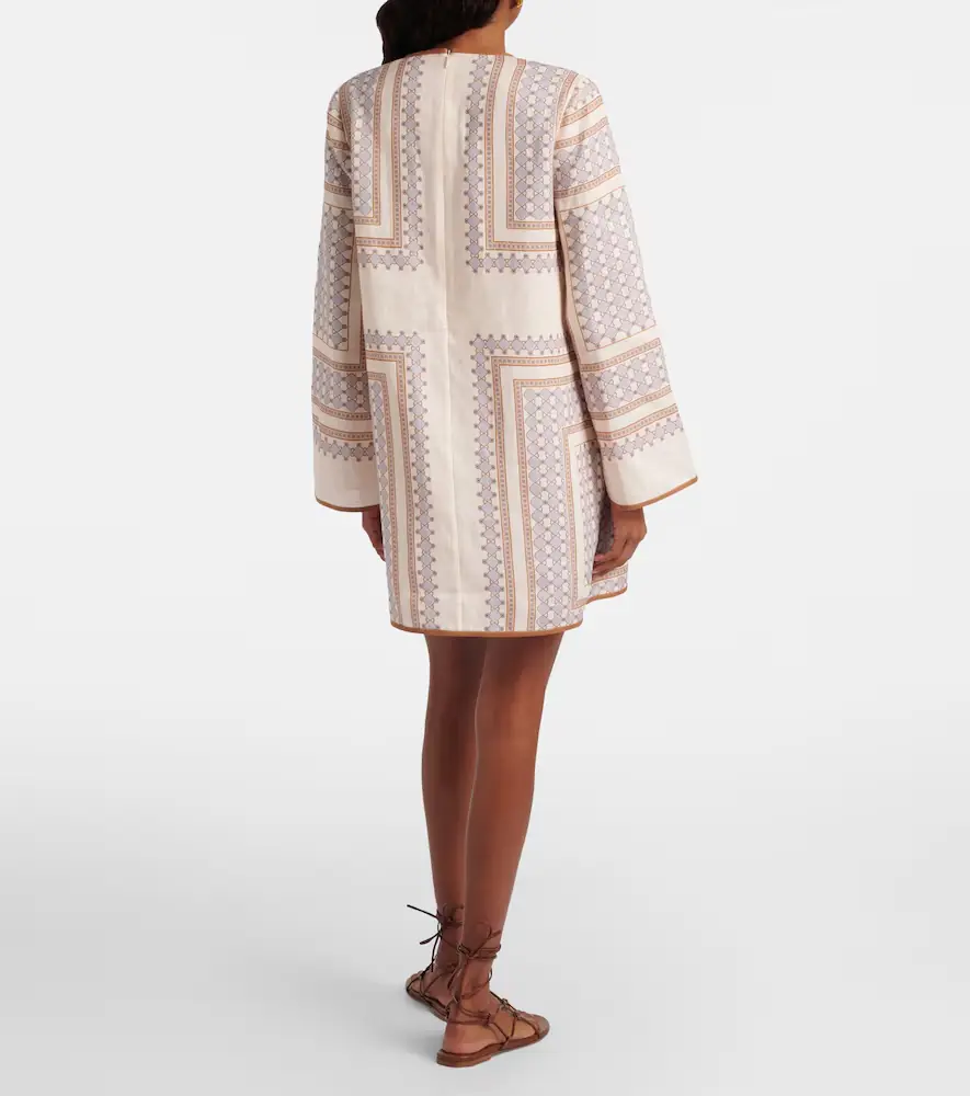 Zimmermann Printed linen minidress | Thumbnail 4 Zimmermann Printed linen minidress | Thumbnail 4