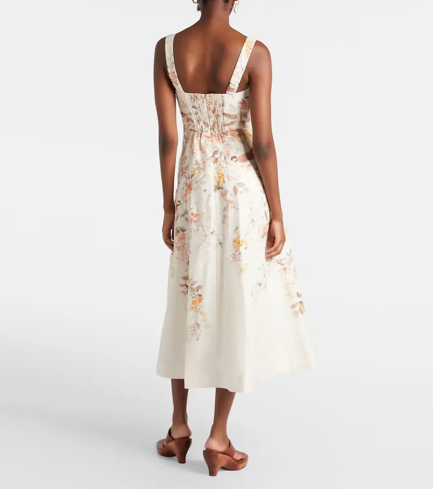 Zimmermann Luna printed linen midi dress | Thumbnail 2