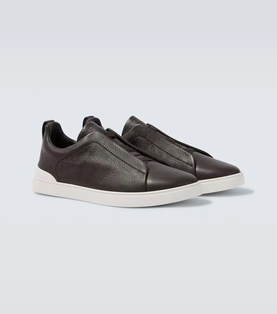 Zegna Triple Stitch leather sneakers | Thumbnail 2 Zegna Triple Stitch leather sneakers | Thumbnail 2