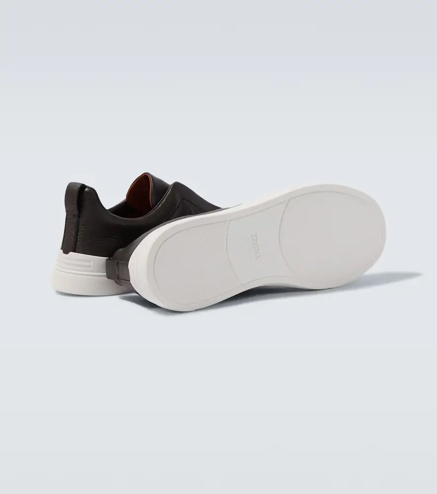 Zegna Triple Stitch leather sneakers | Thumbnail 6 Zegna Triple Stitch leather sneakers | Thumbnail 6
