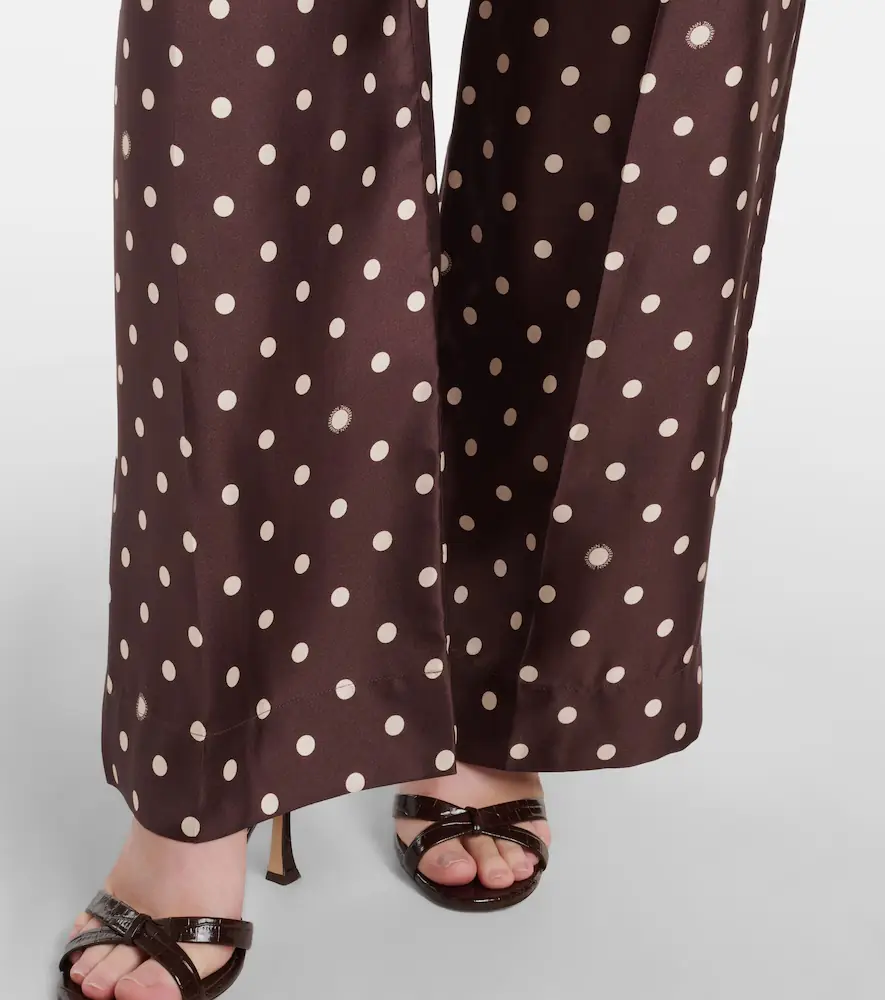 Zimmermann Polka-dot silk satin wide-leg pants | Thumbnail 3 Zimmermann Polka-dot silk satin wide-leg pants | Thumbnail 3
