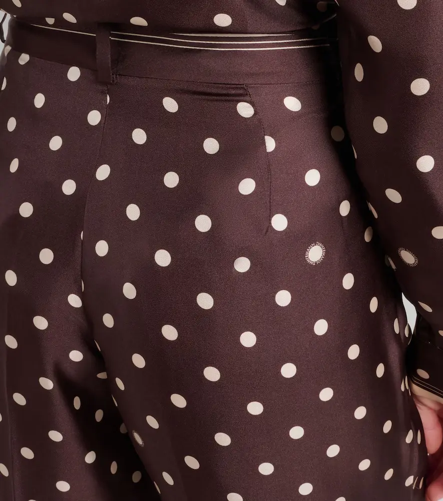 Zimmermann Polka-dot silk satin wide-leg pants | Thumbnail 4 Zimmermann Polka-dot silk satin wide-leg pants | Thumbnail 4