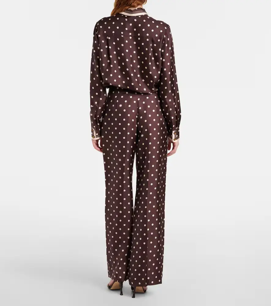 Zimmermann Polka-dot silk satin wide-leg pants | Thumbnail 5 Zimmermann Polka-dot silk satin wide-leg pants | Thumbnail 5