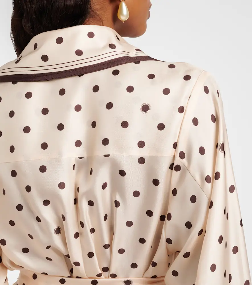 Zimmermann Belted polka-dot silk shirt dress | Thumbnail 5 Zimmermann Belted polka-dot silk shirt dress | Thumbnail 5