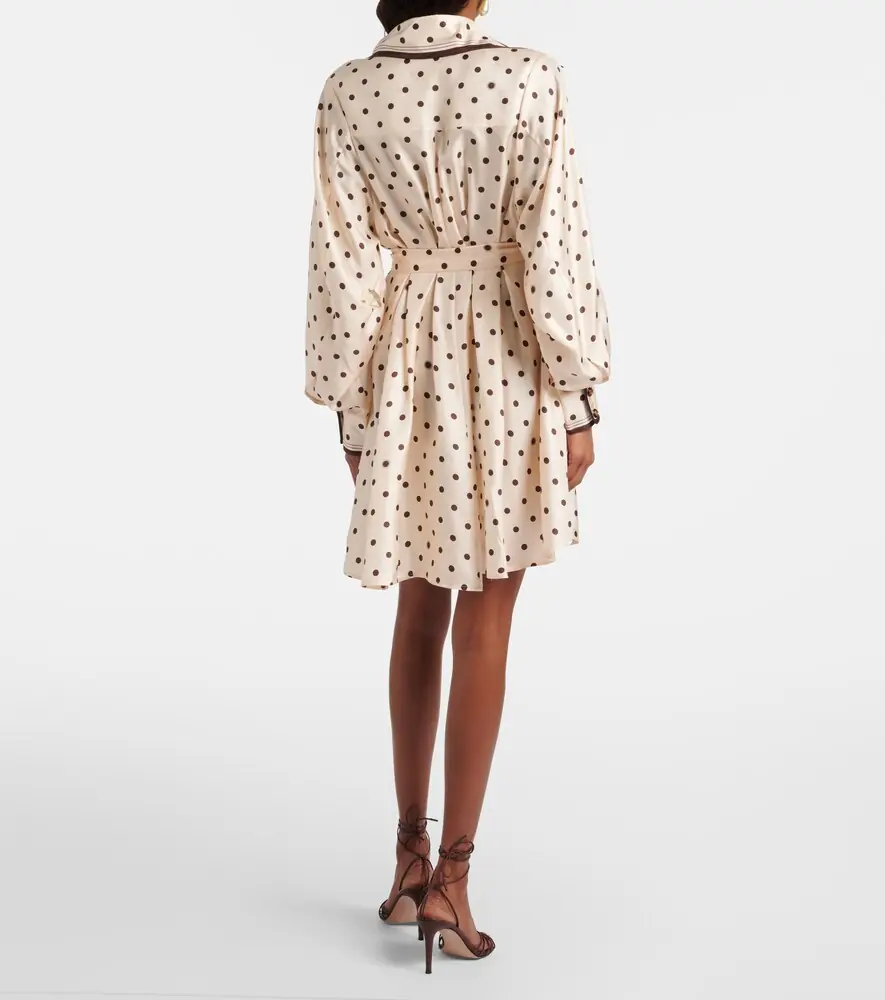 Zimmermann Belted polka-dot silk shirt dress | Thumbnail 6 Zimmermann Belted polka-dot silk shirt dress | Thumbnail 6