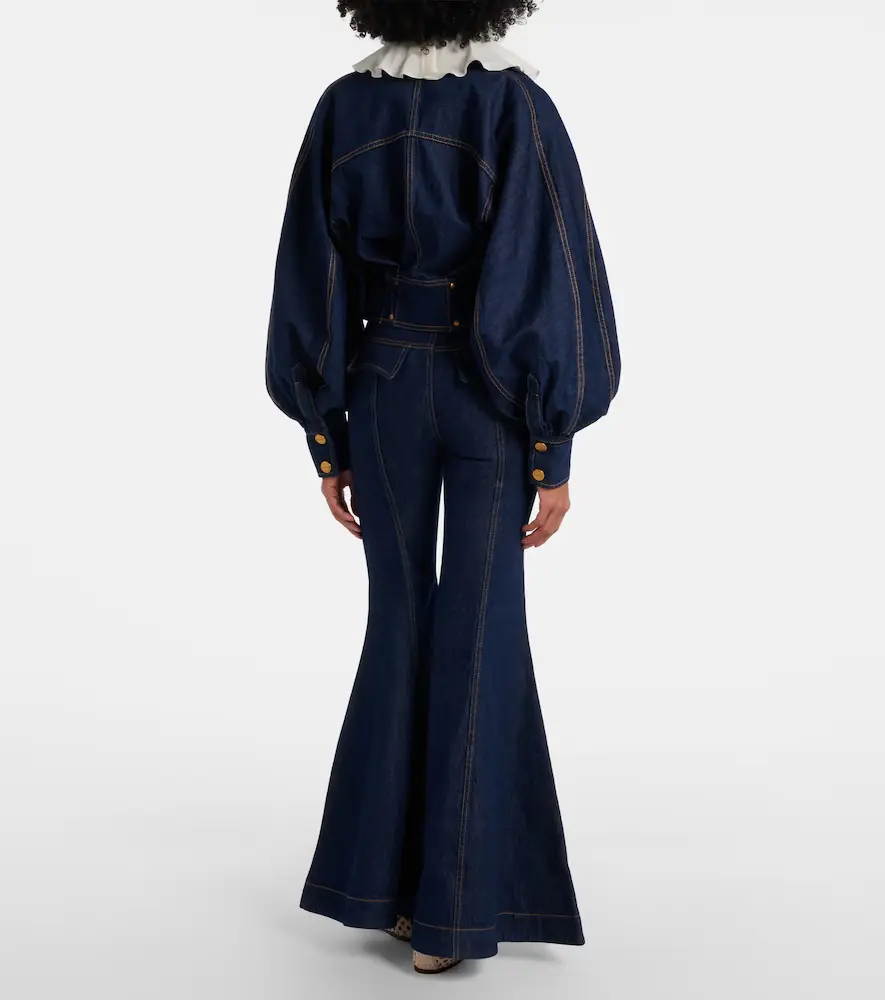 Zimmermann Luna belted flared jeans | Thumbnail 6 Zimmermann Luna belted flared jeans | Thumbnail 6