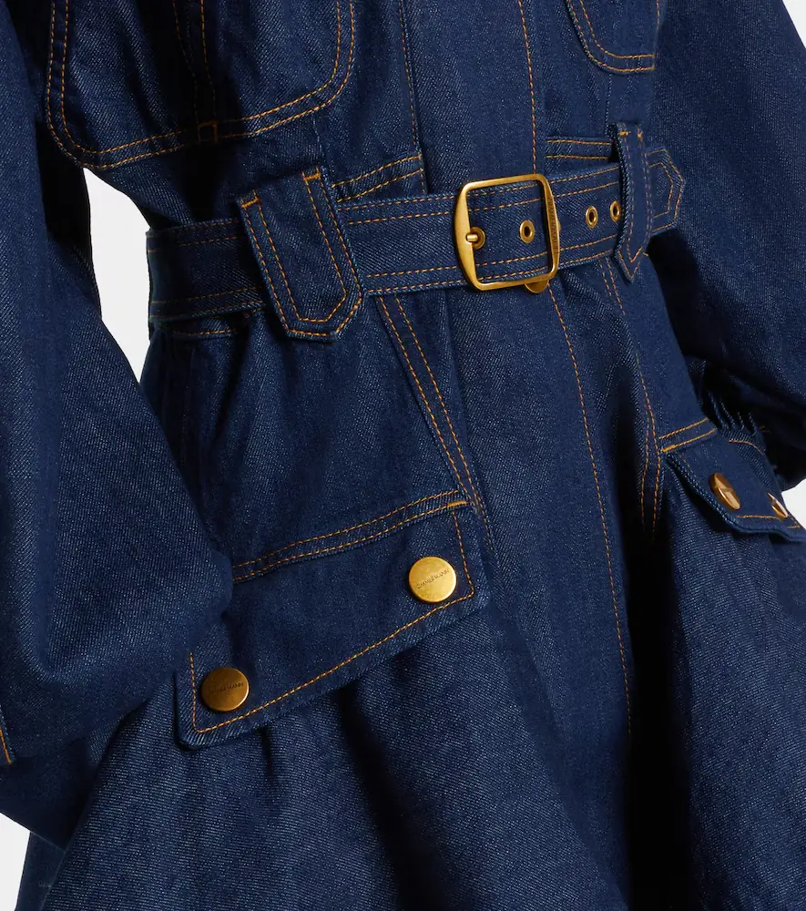 Zimmermann Luna belted denim minidress | Thumbnail 2