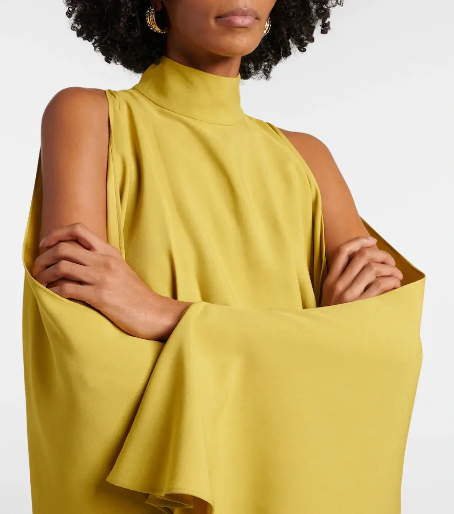 Taller Marmo Bacall draped crêpe cady gown | Thumbnail 3 Taller Marmo Bacall draped crêpe cady gown | Thumbnail 3