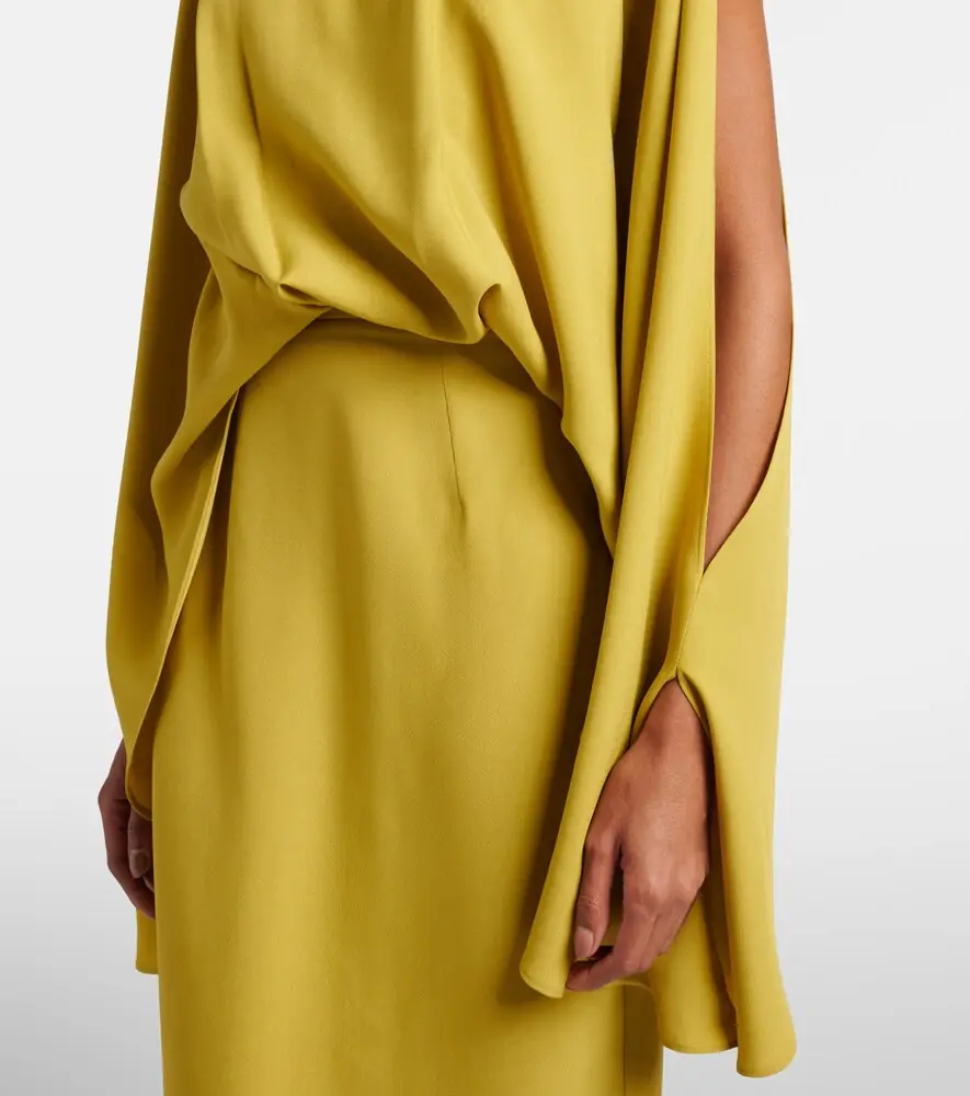 Taller Marmo Bacall draped crêpe cady gown | Thumbnail 7 Taller Marmo Bacall draped crêpe cady gown | Thumbnail 7