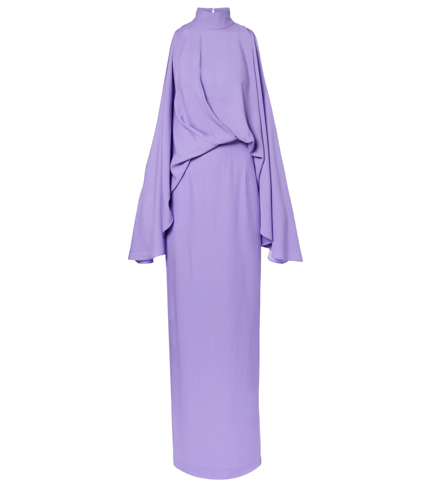 Bacall draped satin gown