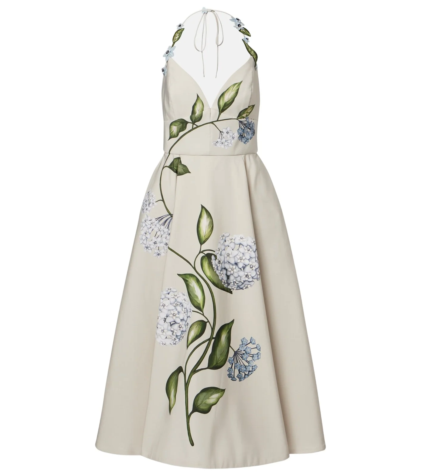 Floral faille cocktail dress Floral faille cocktail dress