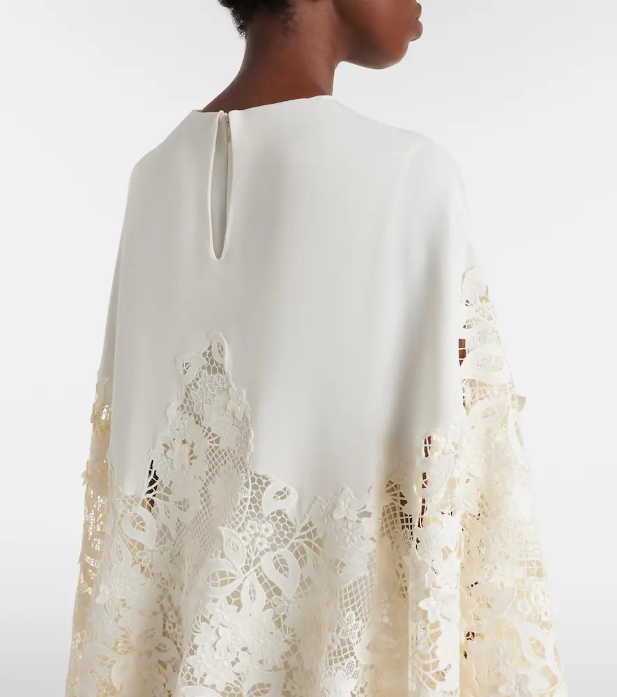 Oscar de la Renta Floral silk-blend kaftan | Thumbnail 4 Oscar de la Renta Floral silk-blend kaftan | Thumbnail 4