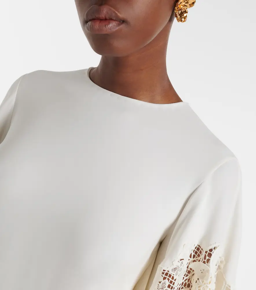 Oscar de la Renta Floral silk-blend kaftan | Thumbnail 5 Oscar de la Renta Floral silk-blend kaftan | Thumbnail 5