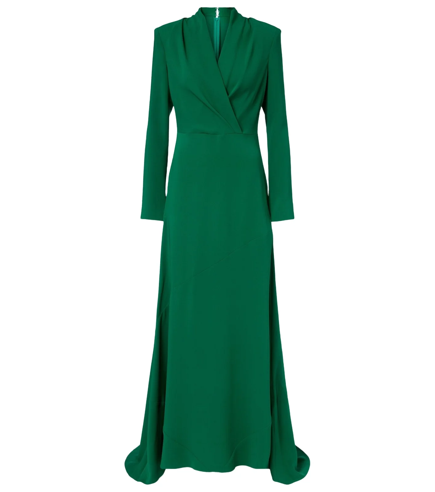 Silk-blend gown