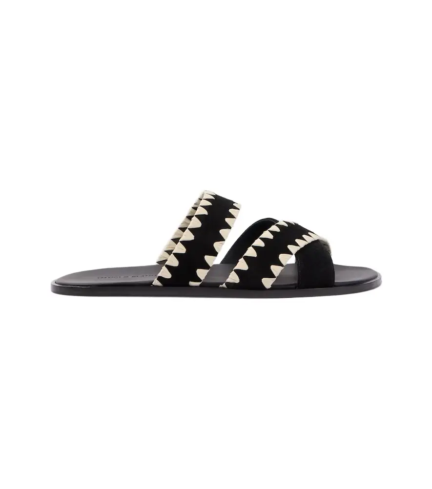 Manolo Blahnik Nello suede sandals | Image 1 Manolo Blahnik Nello suede sandals | Image 1