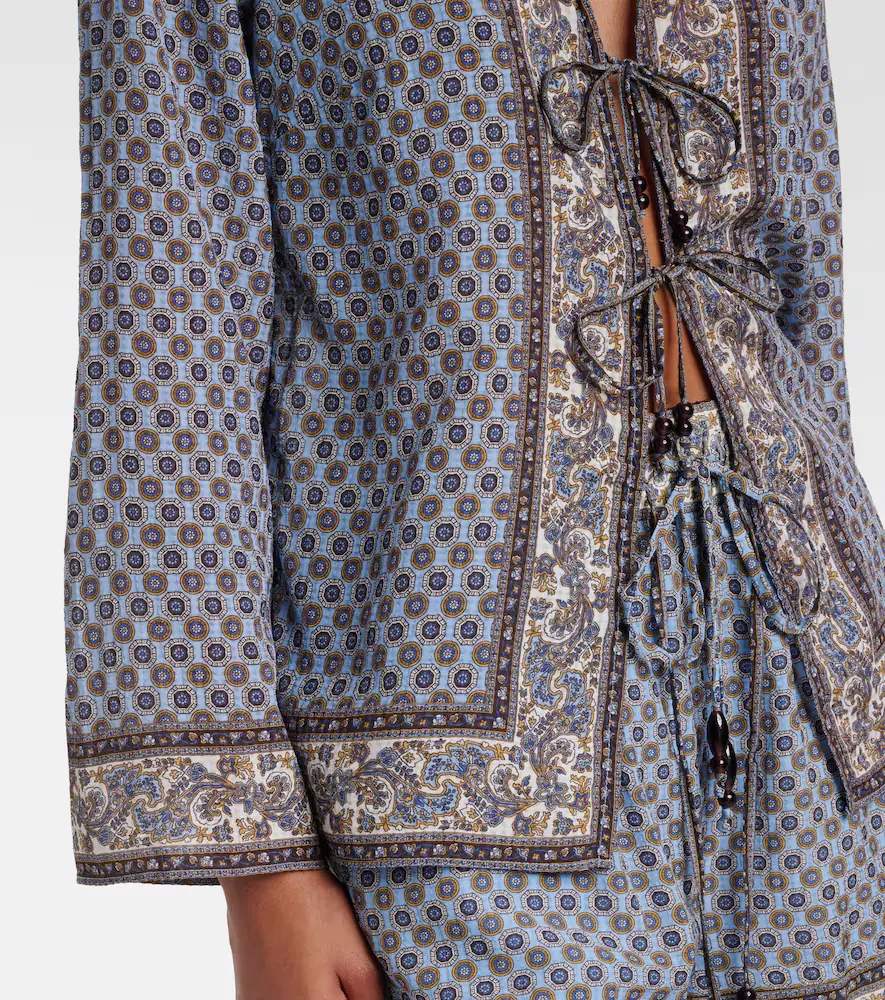 Veronica Beard Eva printed blouse | Thumbnail 2