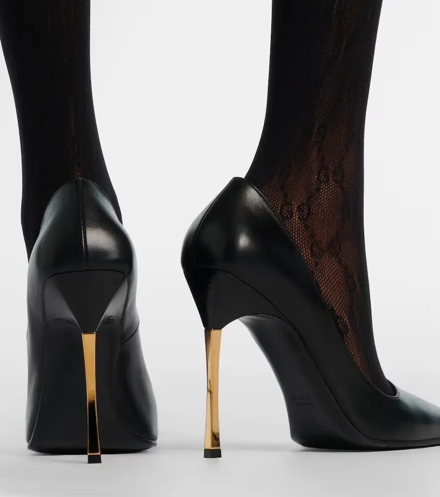 Gucci Bombshell 120 leather pumps | Thumbnail 5