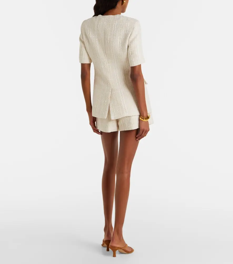 Veronica Beard Jazmin cotton-blend tweed shorts | Thumbnail 5 Veronica Beard Jazmin cotton-blend tweed shorts | Thumbnail 5