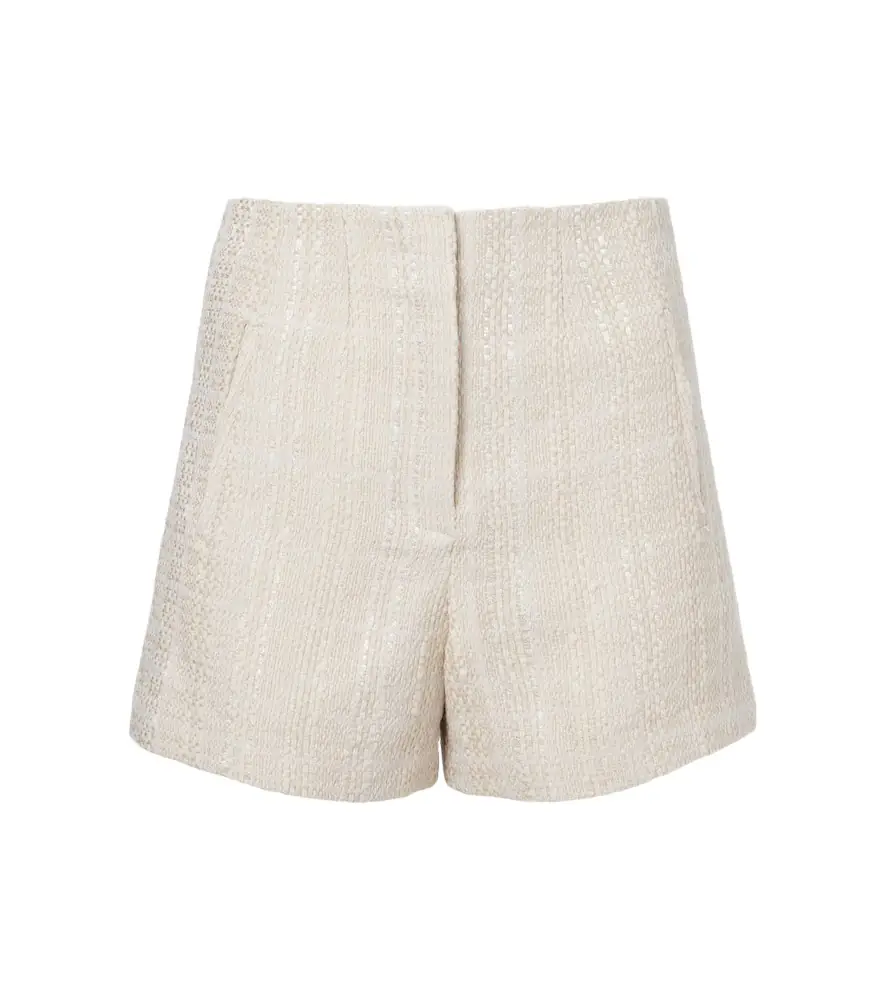 Veronica Beard Jazmin cotton-blend tweed shorts