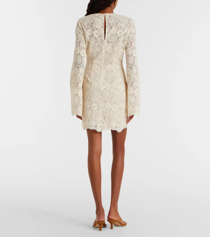 Veronica Beard Teresia embroidered tulle minidress | Thumbnail 5