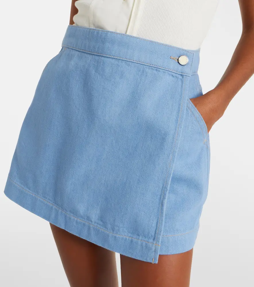 Veronica Beard Phineas denim skort | Thumbnail 4
